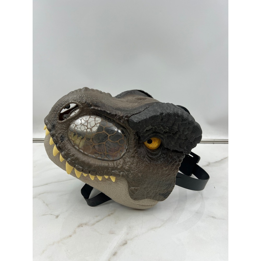 Jurassic World Chomp n Roar Tyrannosaurus Rex Mask Brown T-Rex Electronic Toy